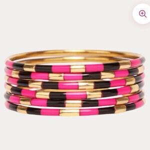New BudhaGirl Veda X Bangles Set of 6 Metal Bracelets, Sold Out Color